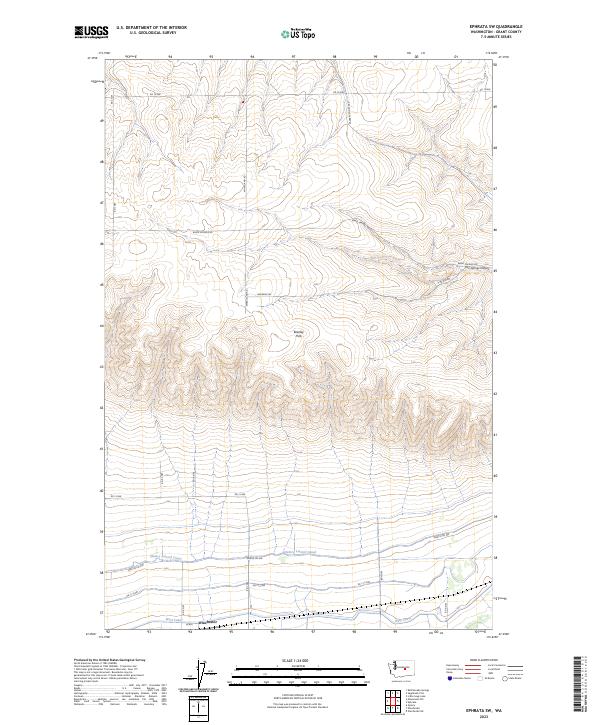 USGS Topographic Map – Ephrata SW