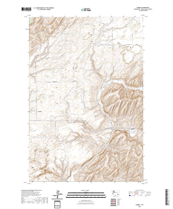 USGS Topographic Map – Eureka