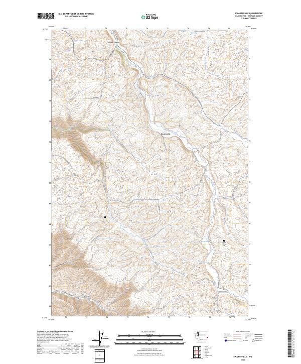 USGS Topographic Map – Ewartsville