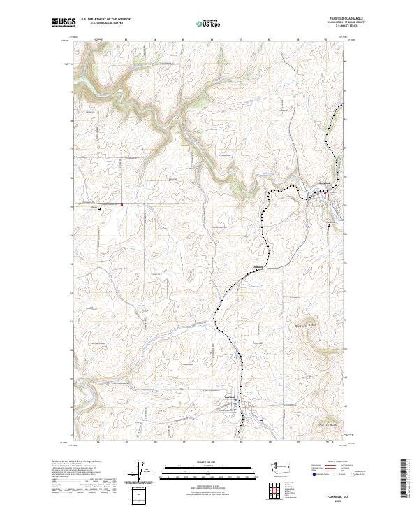 USGS Topographic Map – Fairfield
