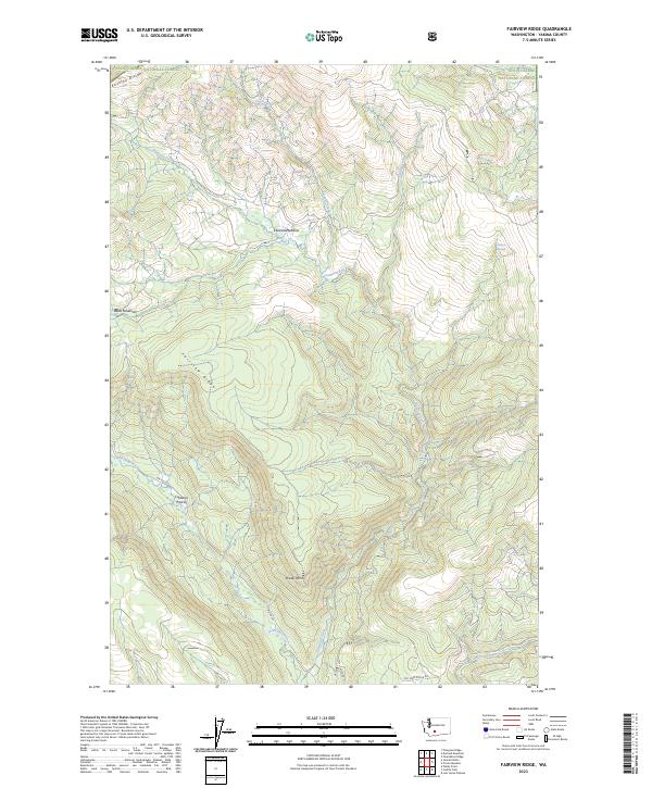 USGS Topographic Map – Fairview Ridge