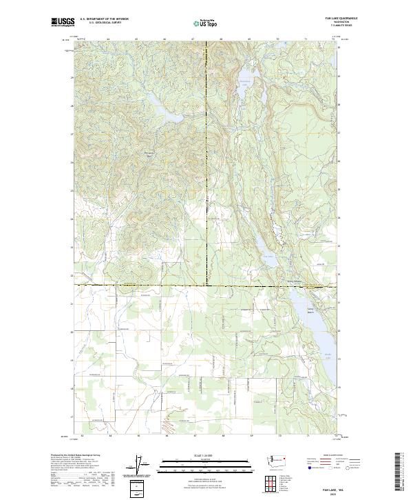 USGS Topographic Map – Fan Lake