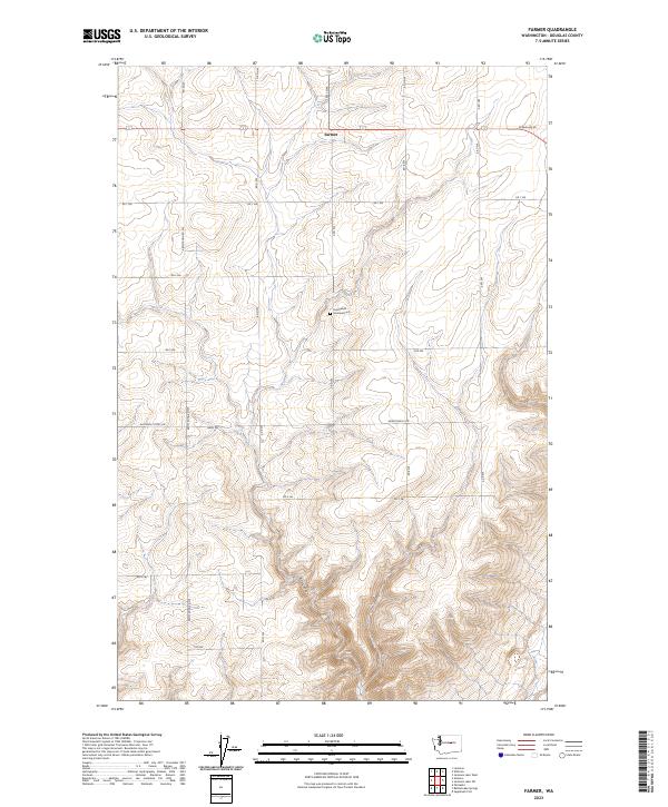 USGS Topographic Map – Farmer