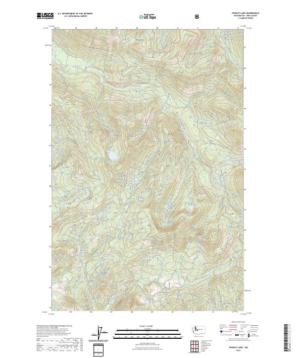USGS Topographic Map – Findley Lake
