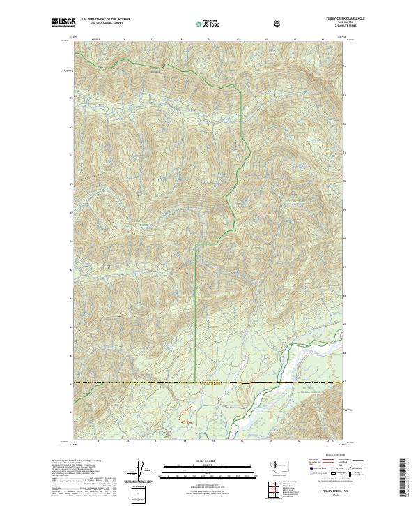 USGS Topographic Map – Finley Creek