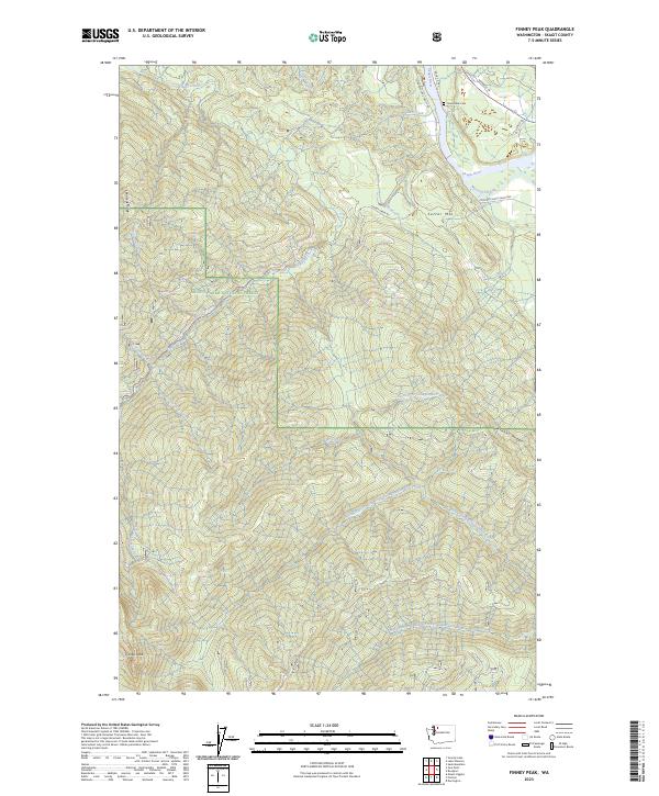 USGS Topographic Map – Finney Peak
