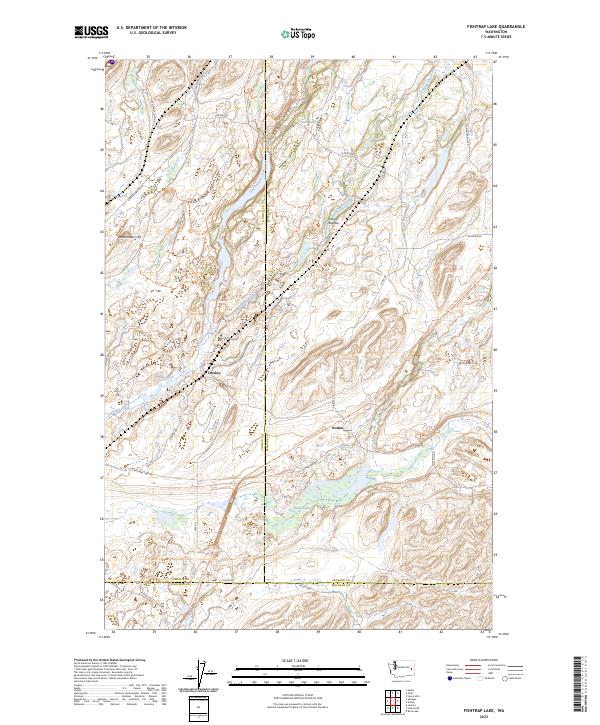 USGS Topographic Map – Fishtrap Lake