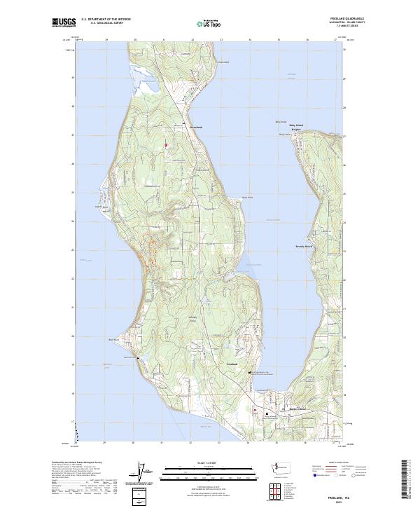 USGS Topographic Map – Freeland
