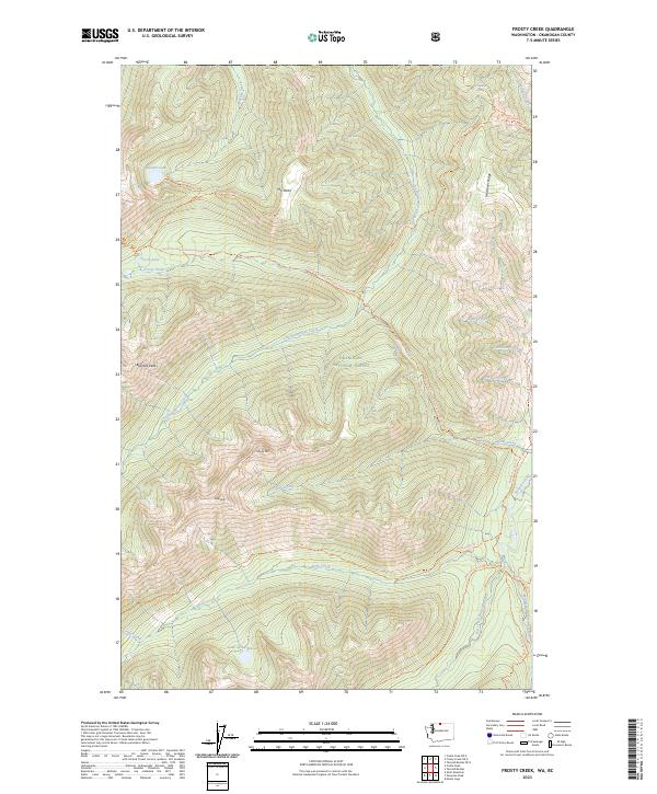 USGS Topographic Map – Frosty Creek