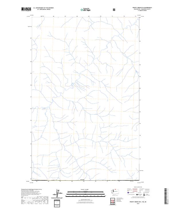 2023 Map of Frosty Creek OE N, 2023 Print