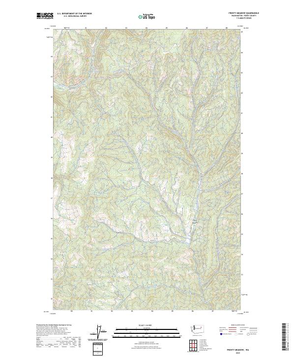USGS Topographic Map – Frosty Meadow