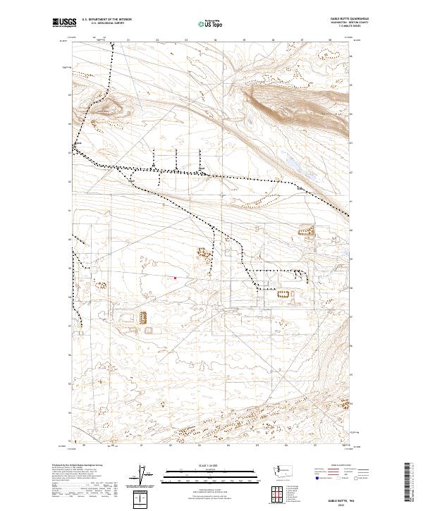 USGS Topographic Map – Gable Butte