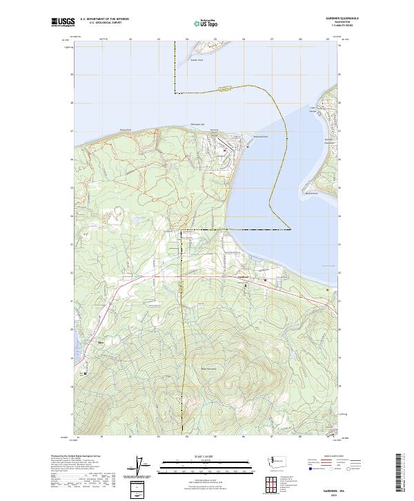 USGS Topographic Map – Gardiner