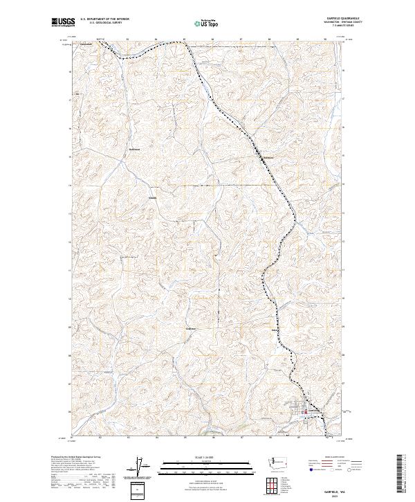 USGS Topographic Map – Garfield