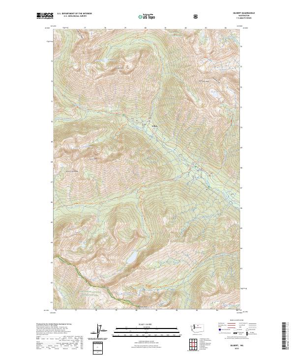 USGS Topographic Map – Gilbert