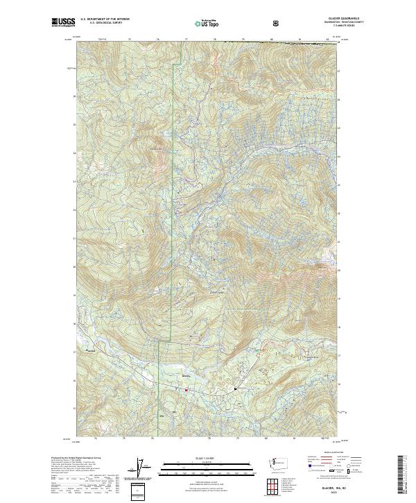 USGS Topographic Map – Glacier