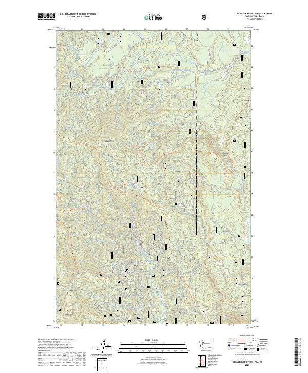 USGS Topographic Map – Gleason Mountain