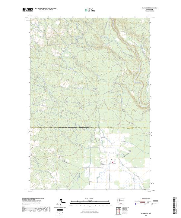 USGS Topographic Map – Glenwood