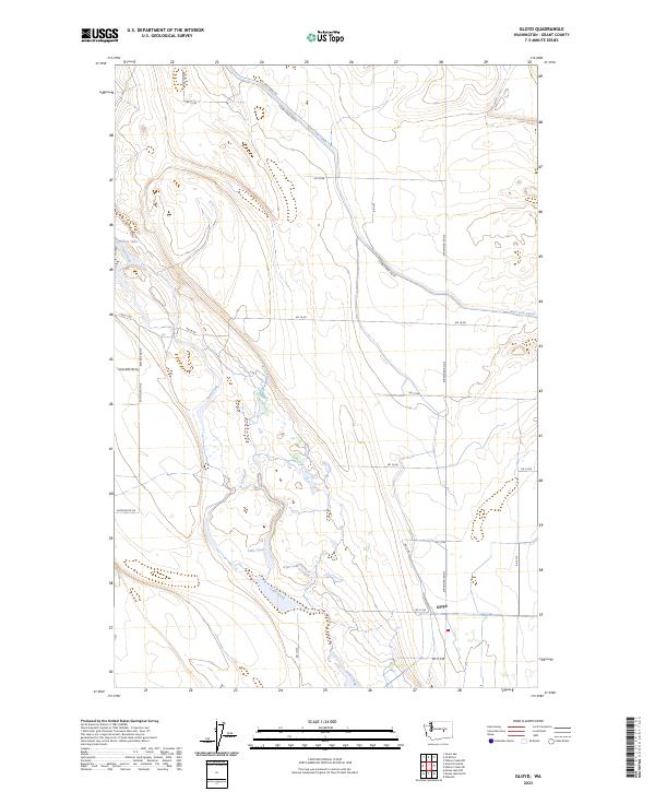 USGS Topographic Map – Gloyd