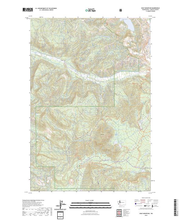 USGS Topographic Map – Goat Mountain