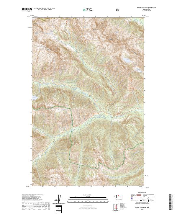 USGS Topographic Map – Goode Mountain