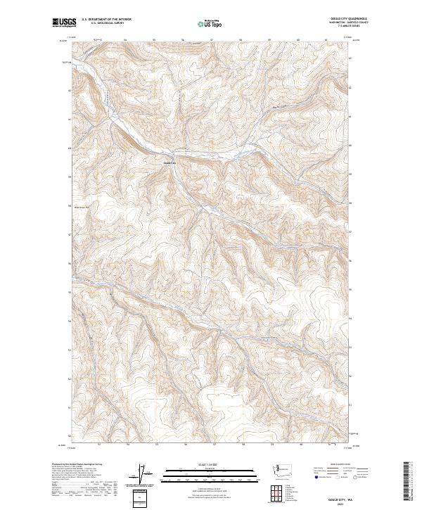 USGS Topographic Map – Gould City