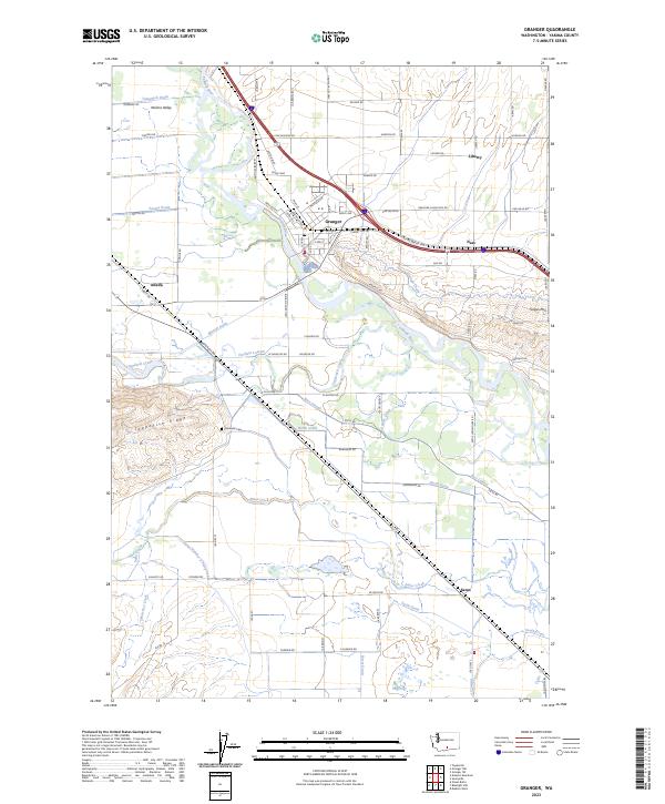 USGS Topographic Map – Granger