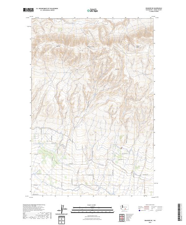 USGS Topographic Map – Granger NE