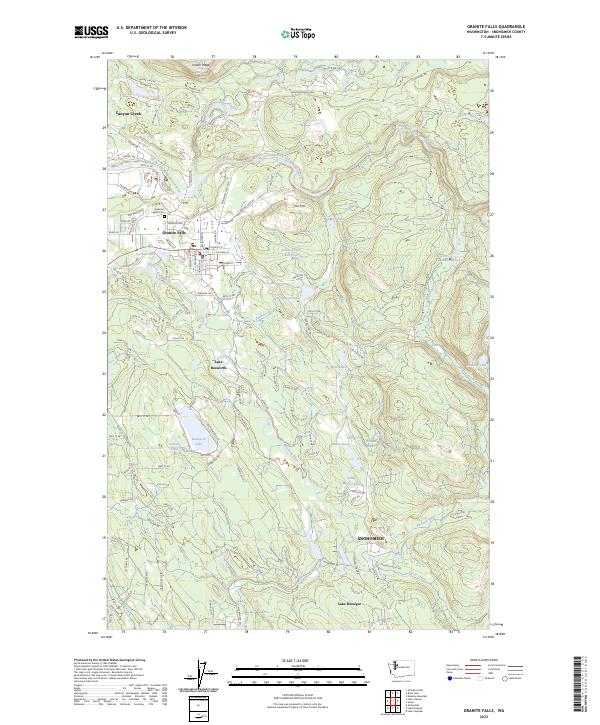USGS Topographic Map – Granite Falls
