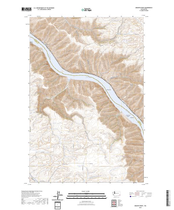 USGS Topographic Map – Granite Point