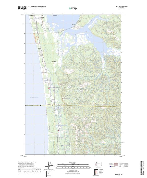 USGS Topographic Map – Grayland