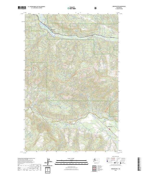 USGS Topographic Map – Greenwater