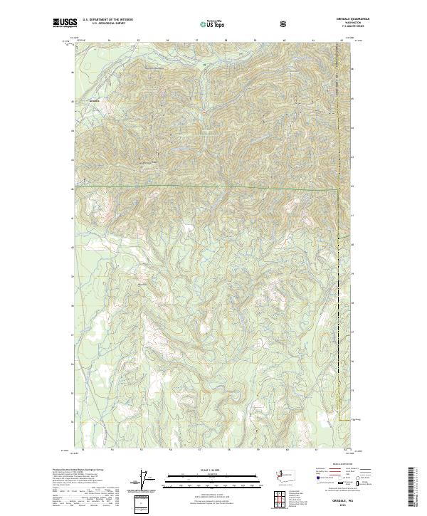 USGS Topographic Map – Grisdale