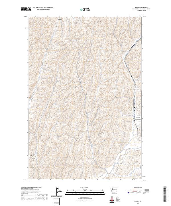 USGS Topographic Map – Hadley