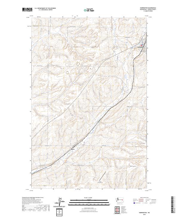 USGS Topographic Map – Harrington