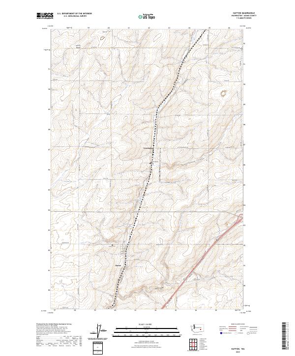 USGS Topographic Map – Hatton
