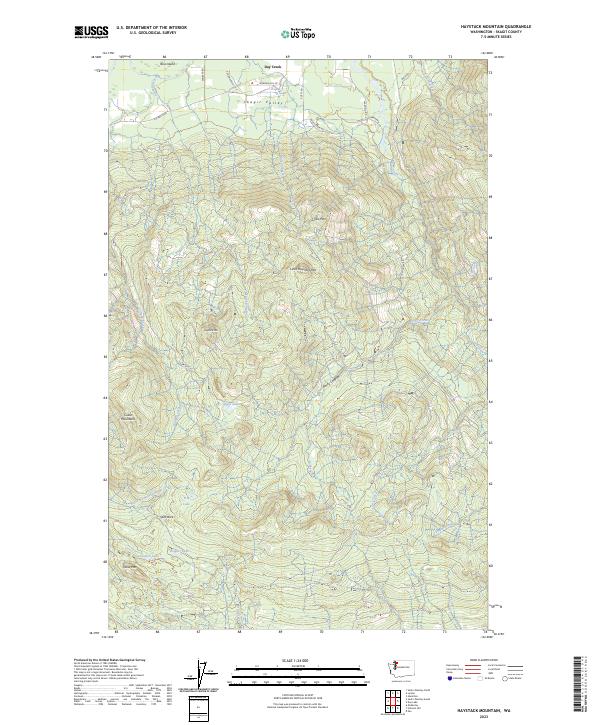 USGS Topographic Map – Haystack Mountain