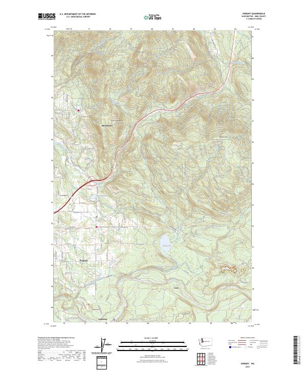USGS Topographic Map – Hobart