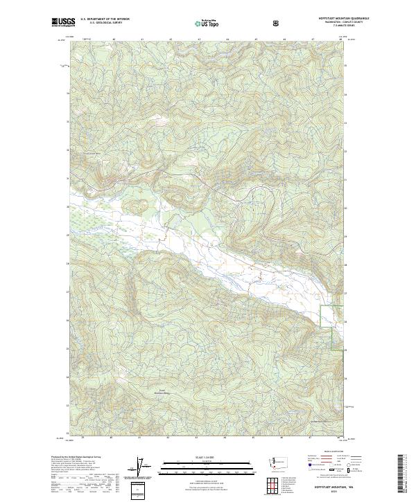 USGS Topographic Map – Hoffstadt Mountain