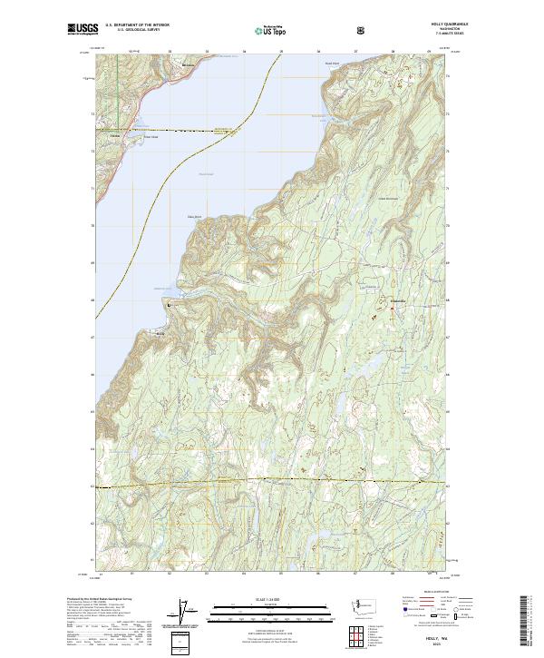 USGS Topographic Map – Holly