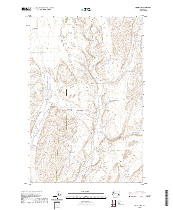 USGS Topographic Map – Honn Lakes