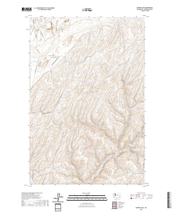 USGS Topographic Map – Hooper Lake