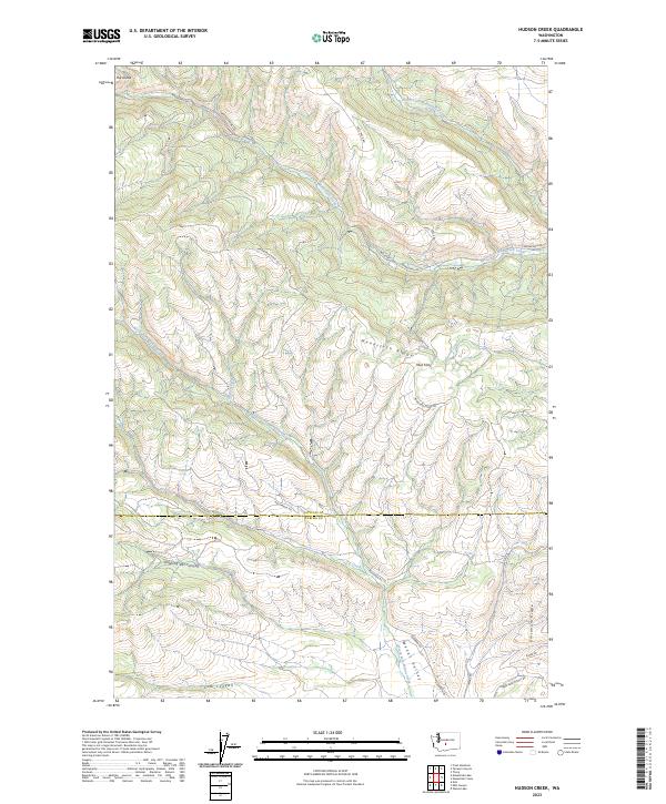 USGS Topographic Map – Hudson Creek