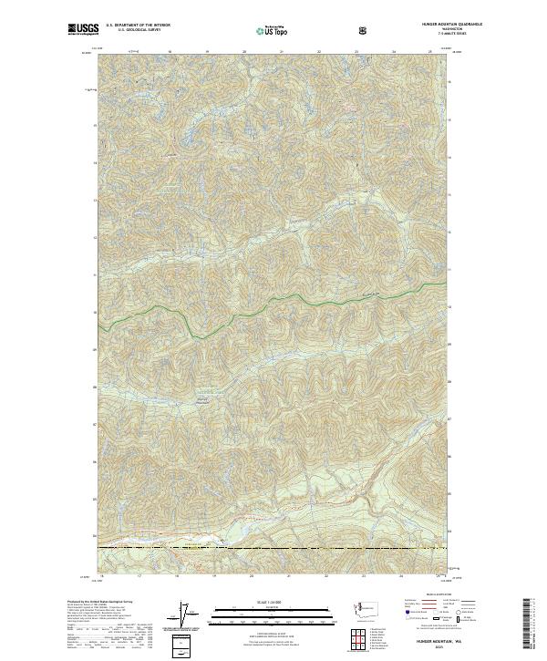 USGS Topographic Map – Hunger Mountain