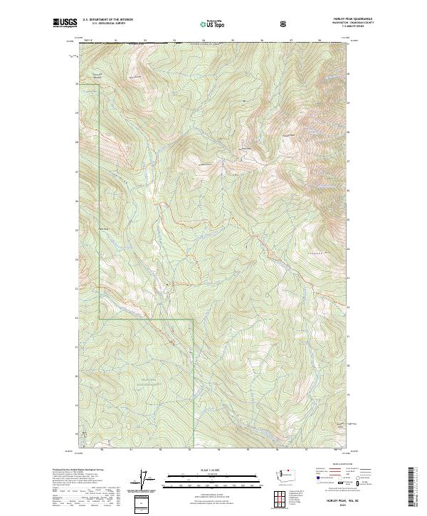 USGS Topographic Map – Hurley Peak