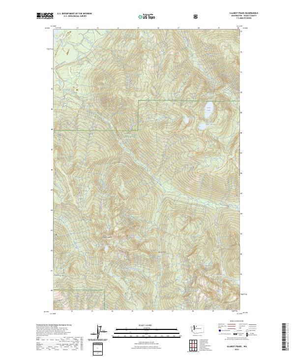 USGS Topographic Map – Illabot Peaks