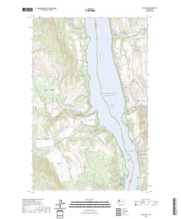 USGS Topographic Map – Inchelium