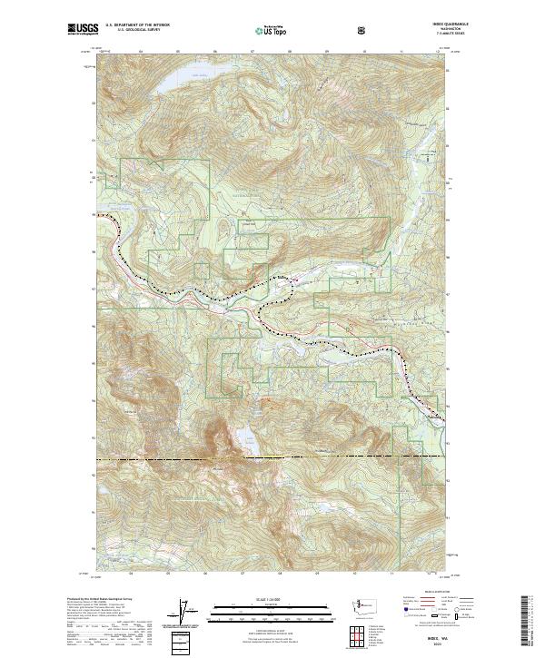USGS Topographic Map – Index