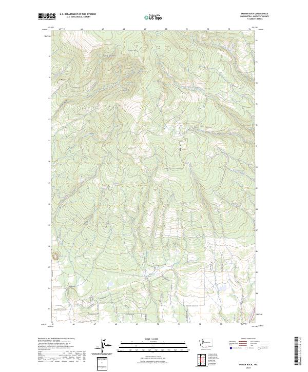 USGS Topographic Map – Indian Rock