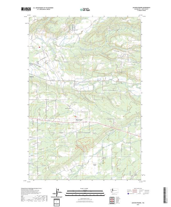 USGS Topographic Map – Jackson Prairie
